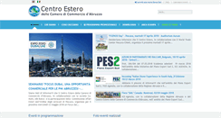 Desktop Screenshot of centroesteroabruzzo.it